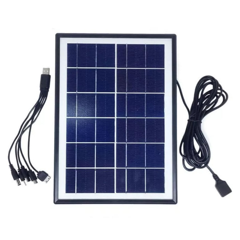 Mini Placa Painel Solar Com USB 6w/6v Carregador de Celular E Outros