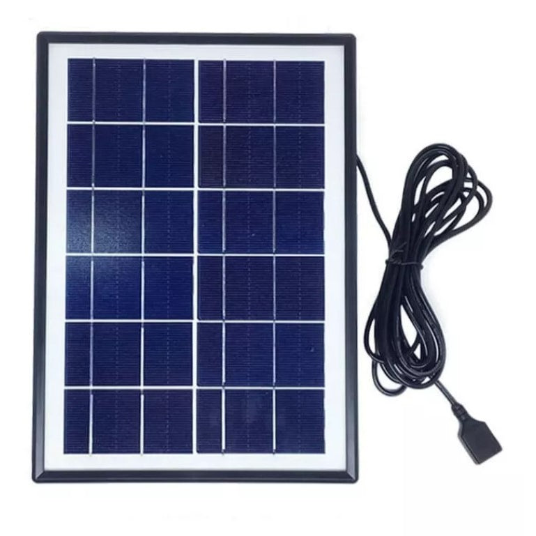 Mini Placa Painel Solar Com USB 6w/6v Carregador de Celular E Outros