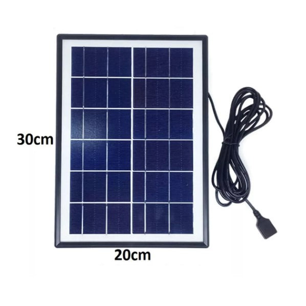 Mini Placa Painel Solar Com USB 6w/6v Carregador de Celular E Outros